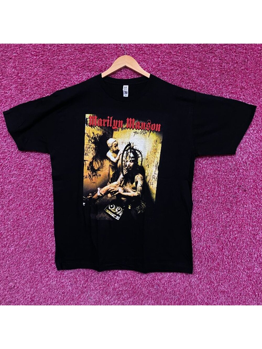 Antichrist Superstar Marilyn Manson "No Time To Discriminate" Band T-Shirt XL